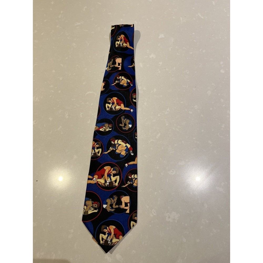 VIntage Ralph Marlin Wrestling NECKTIE Nice Rare